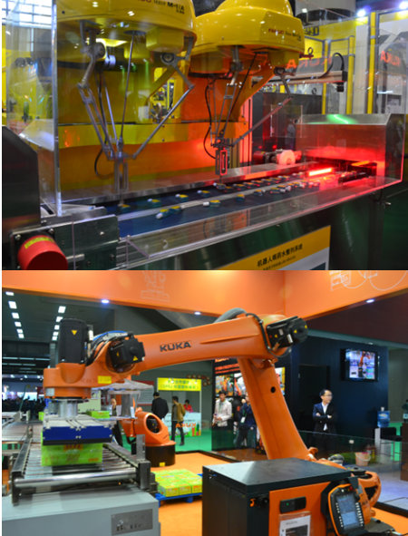 2015廣州國際工業(yè)自動化與包裝展——樓上樓下 比拼機器人與自動化